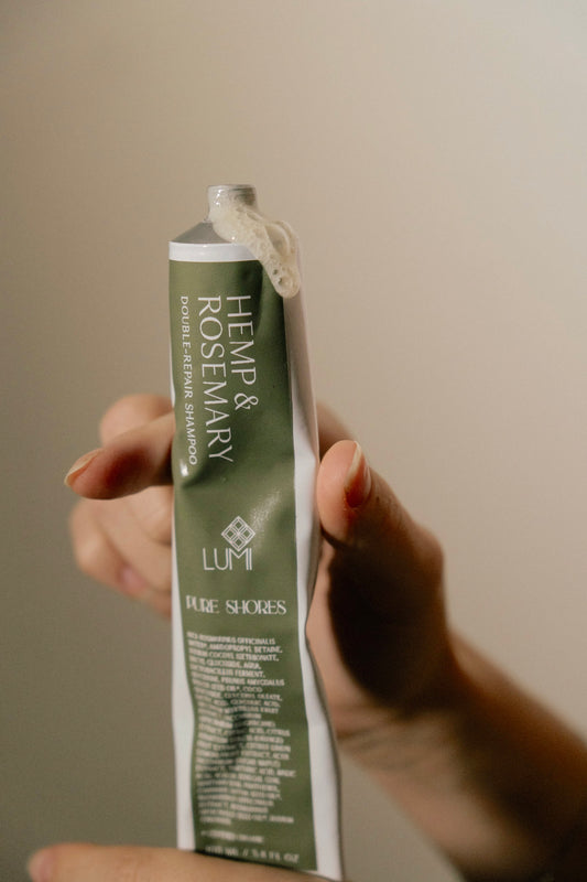 Hemp & Rosemary Shampoo LUMI x Pure Shores artisan